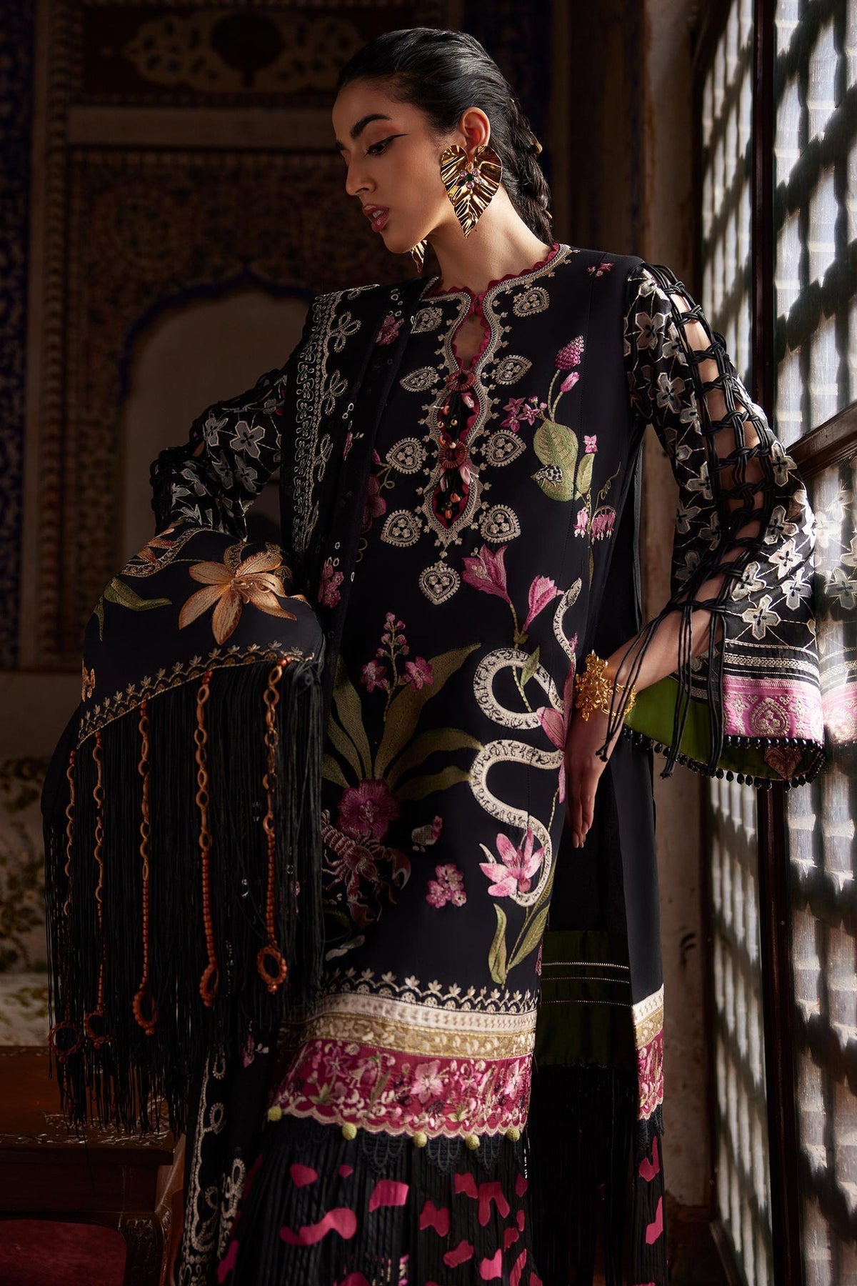 Elan | Luxury Lawn 25 | AZUREH (EL25-04 A) -  Elan Ladies Clothes - Original Designer Dress - House of Maryam