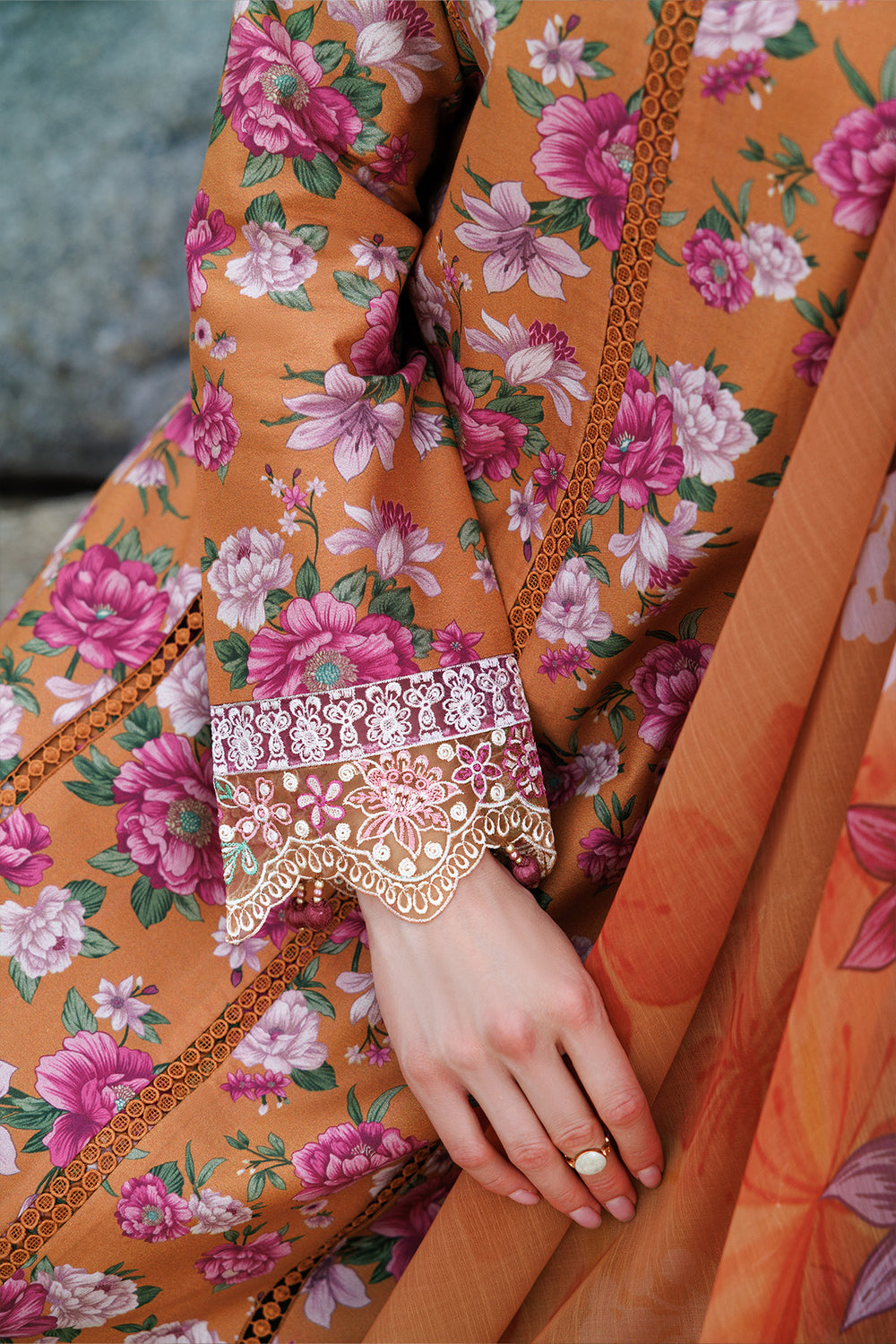 Farasha | Printed Essentials | Coral Haze -  Farasha Ladies Clothes - Original Designer Dress - House of Maryam