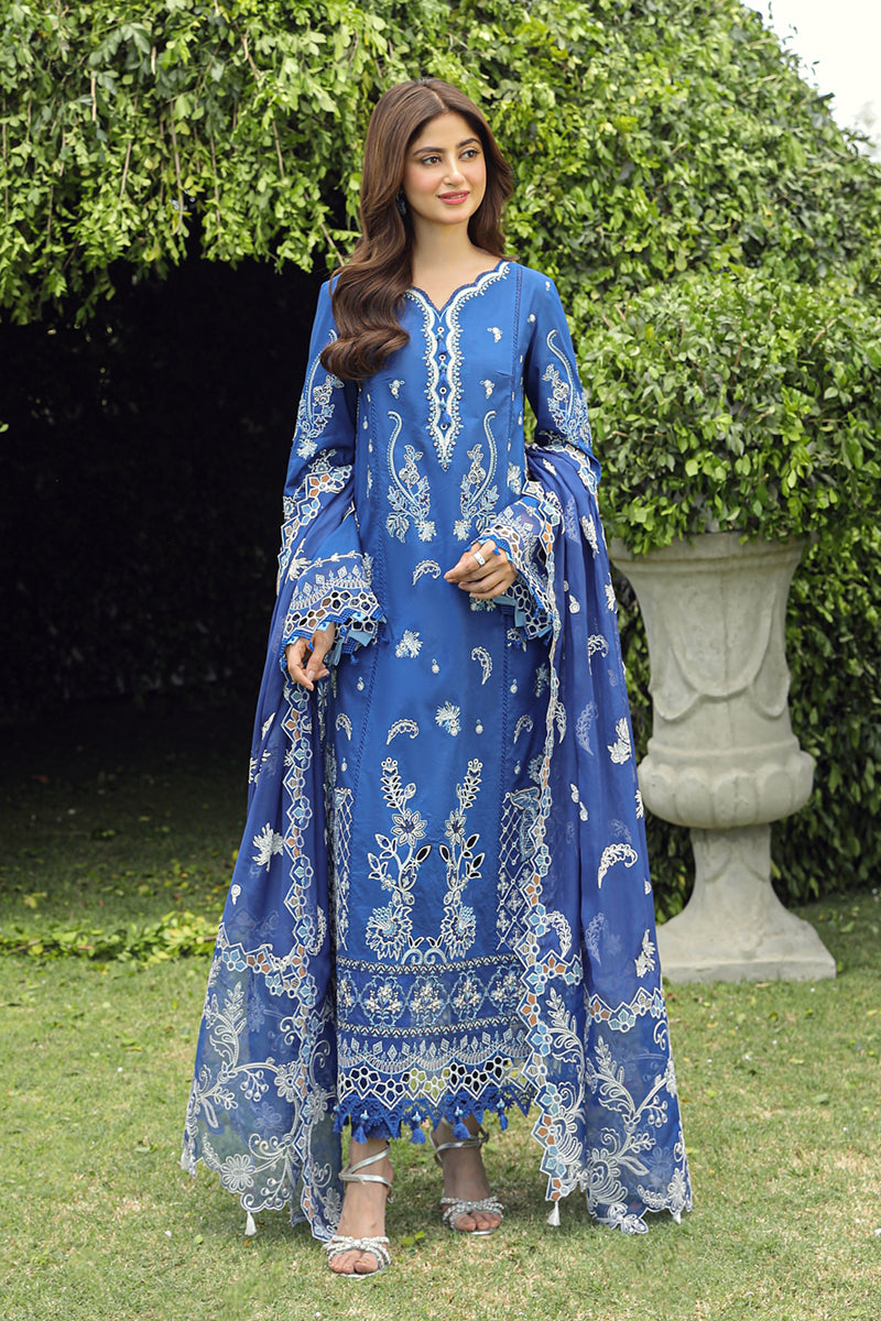 Qalamkar | Festive Lawn 2024 | PS-08 FARHEEN by Designer Qalamkar - House of Maryam - Pakistani Designer Ethnic Wear in {{ shop.shopifyCountryName }}