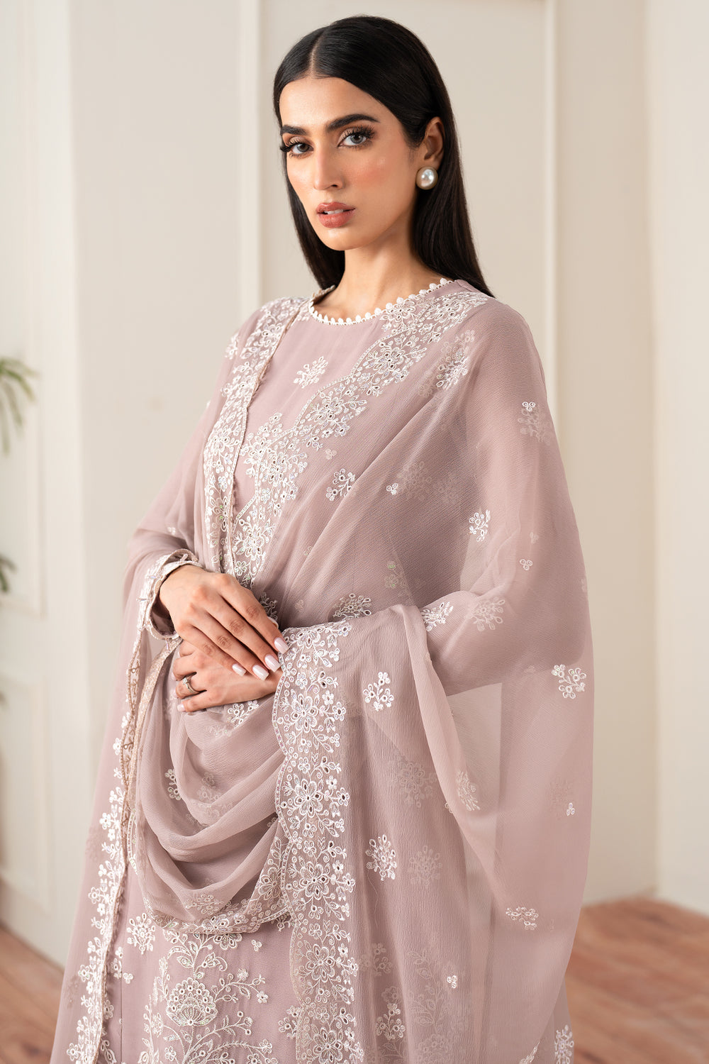 Farasha | Essence Formals 25 | Powder Bloom -  Farasha Ladies Clothes - Original Designer Dress - House of Maryam