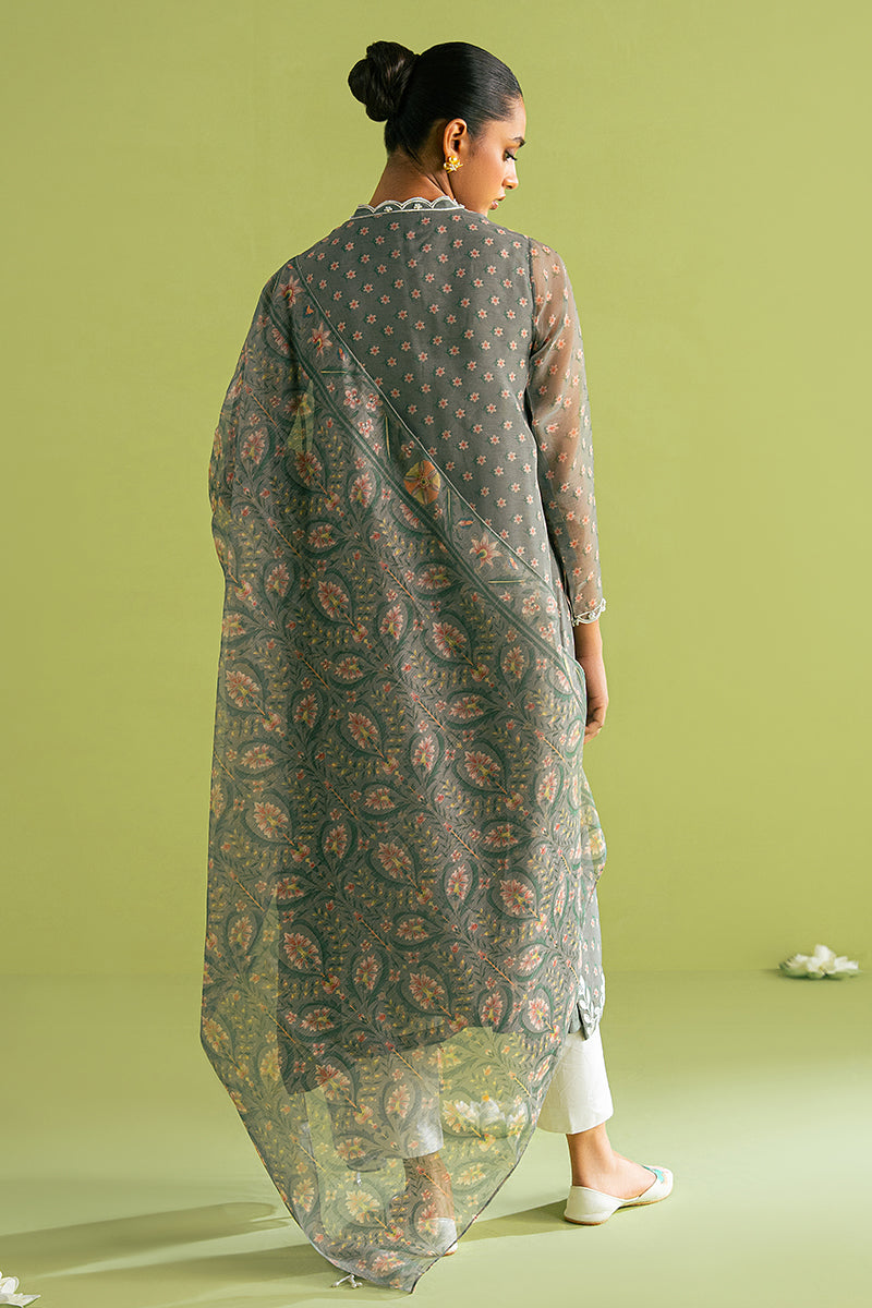 Cross Stitch | Exclusive Pret | Forest Flora-2 PC (Shirt & Dupatta), image 5