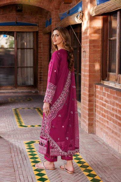 Farasha | Kaavish Lawn 24 | ROSY SOMBER -  Farasha Luxury - Original Designer Dress - House of Maryam