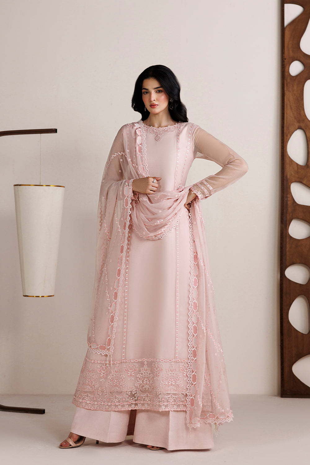 Farasha | Chiffon Essentials 26 | Blush Lily, image 3