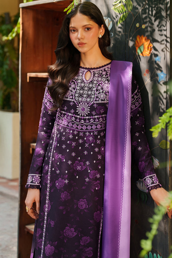 Farasha | Meline Premium Viscose 25 | Plum Powder-5