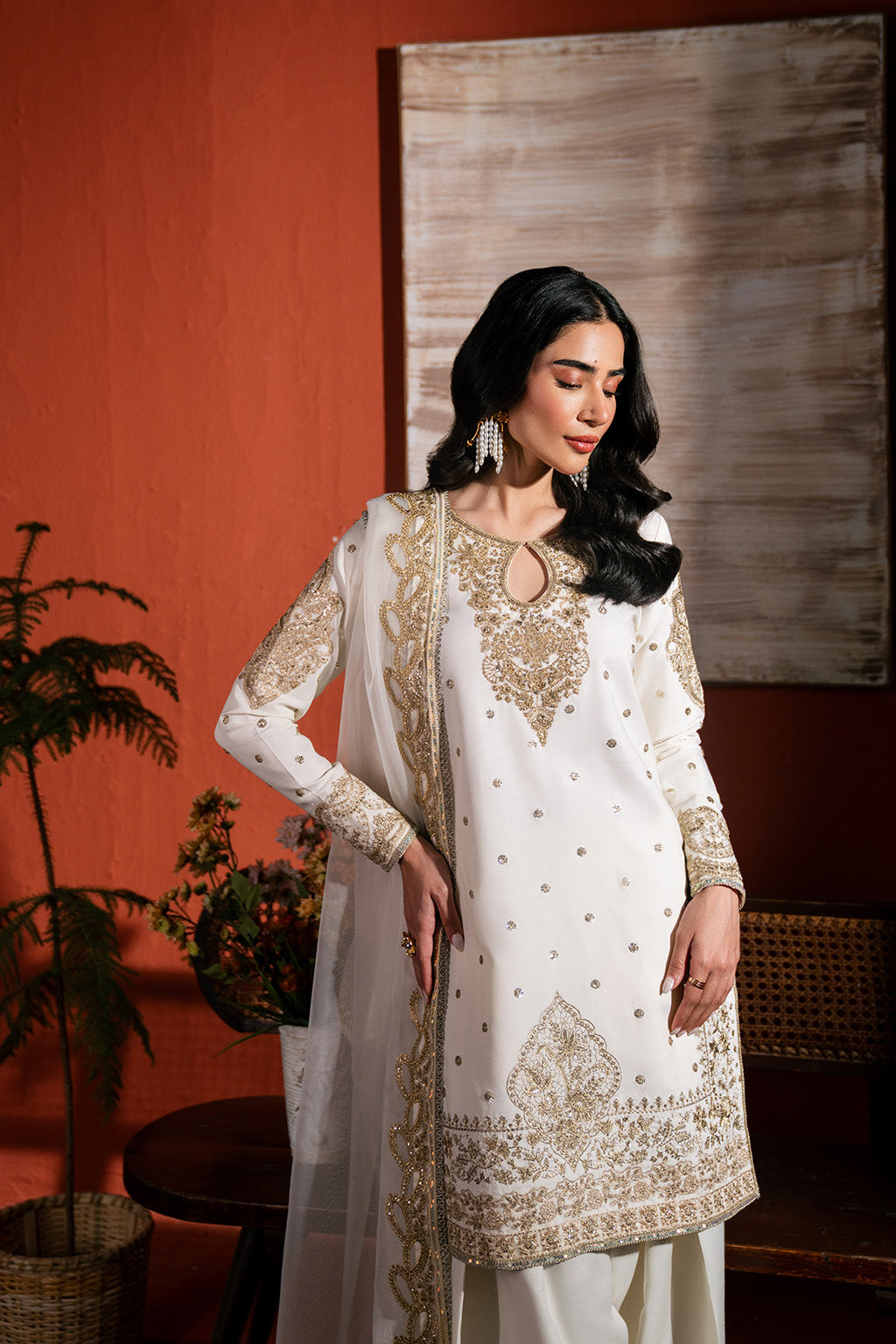 Neeshay | Raw Silk | RTW-RS-02 -  Neeshay Ladies Clothes - Original Designer Dress - House of Maryam