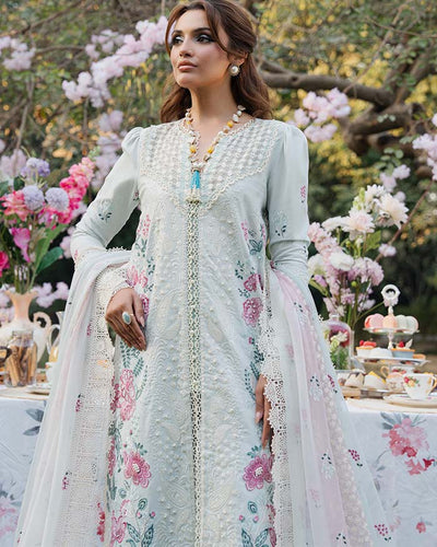 Zevk | Flora Festive Lawn | JASMINE -  Zevk Ladies Clothes - Original Designer Dress - House of Maryam
