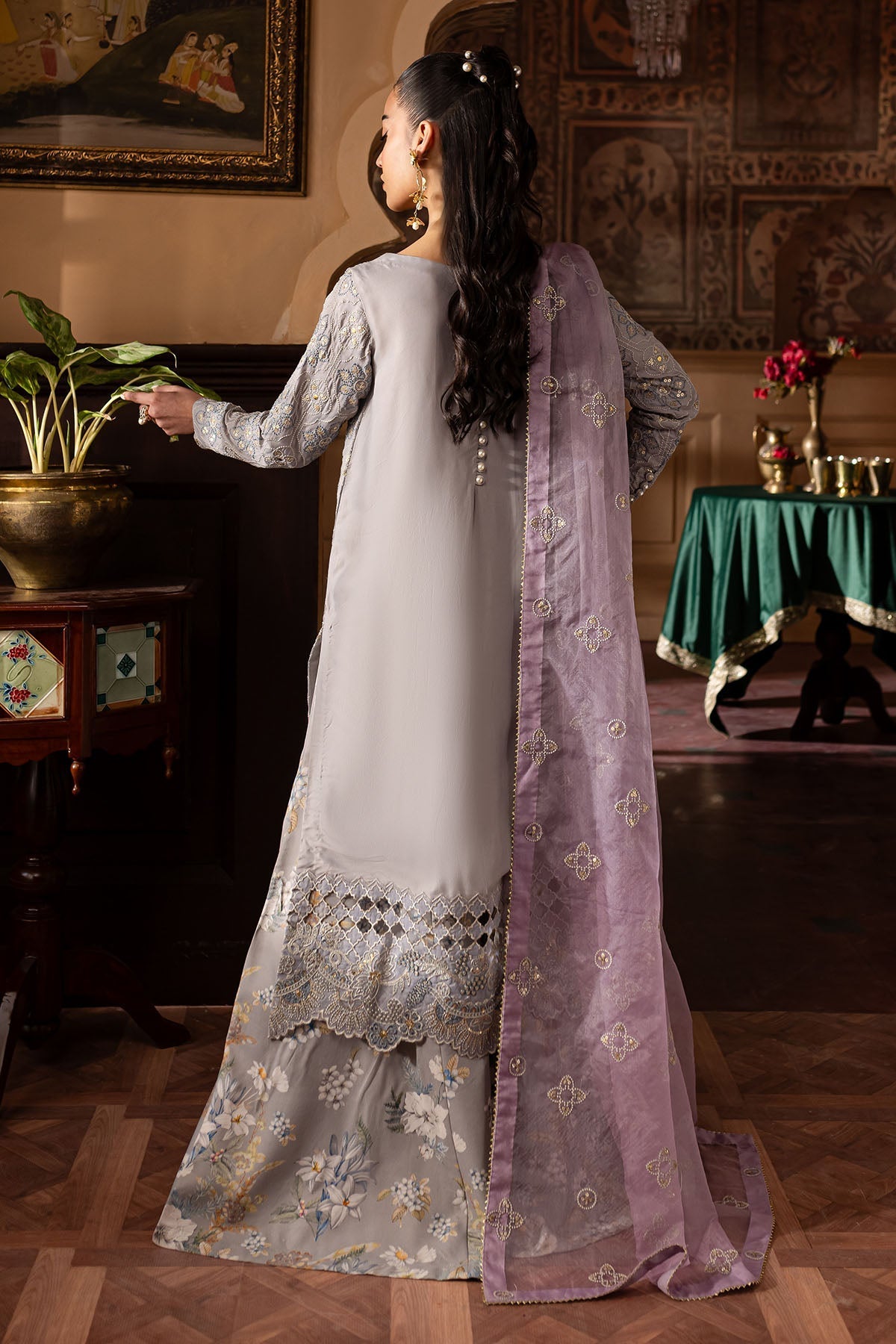 Nureh | Nur Mahal Formals | NE-142 -  Nureh Ladies Clothes - Original Designer Dress - House of Maryam