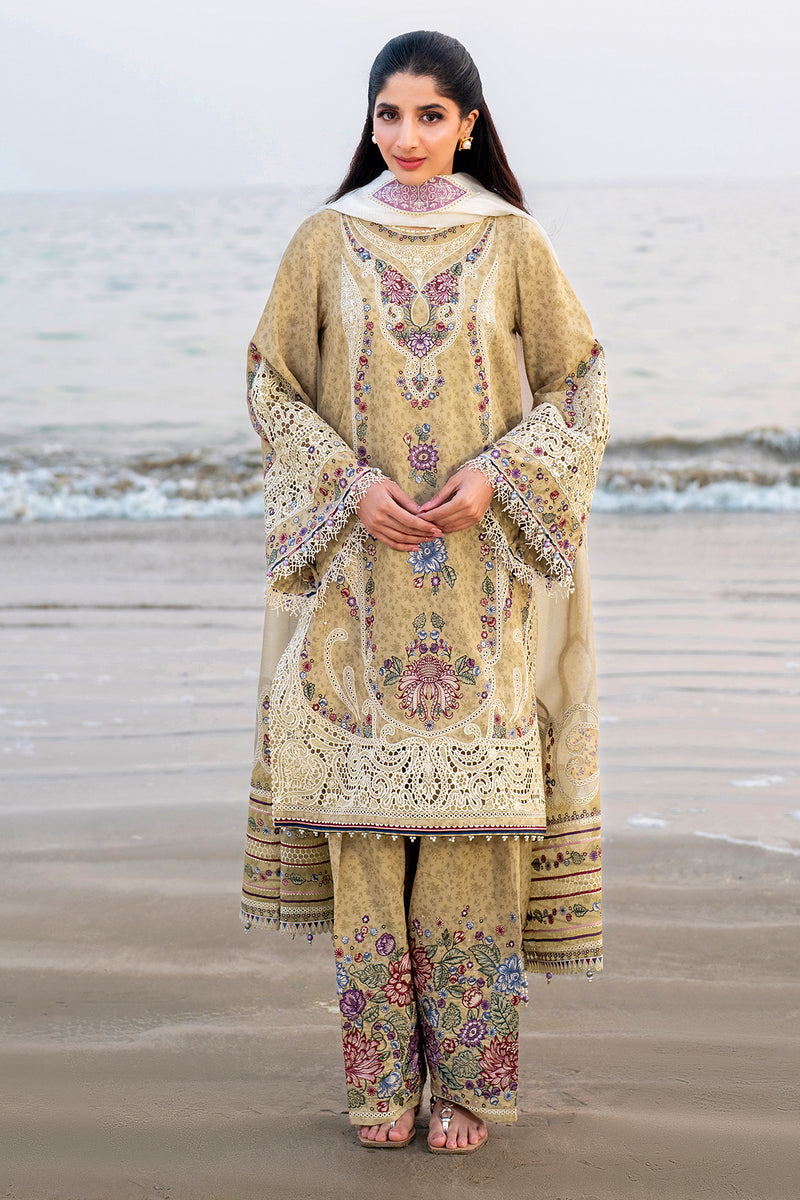 Jazmin | Shahkaar Luxury Lawn 25 | SL25-D4 -  Jazmin Ladies Clothes - Original Designer Dress - House of Maryam