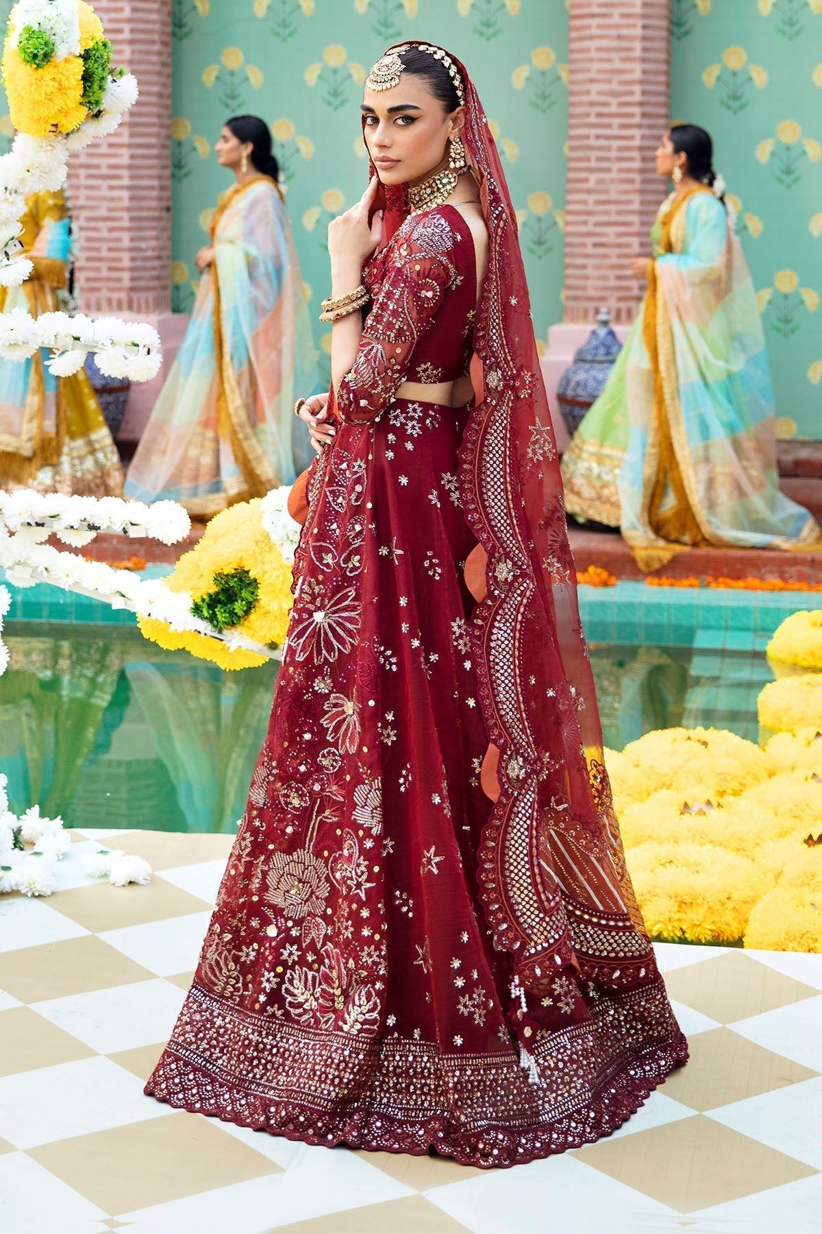 Nureh | Jhoomro Wedding Formals | NL-53 - MAHRO