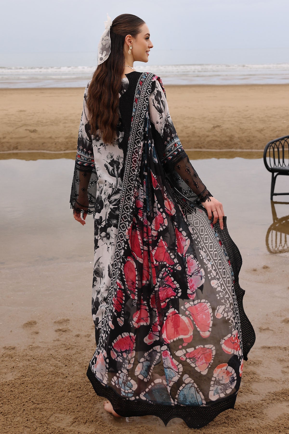 Nureh | Gardenia Embroidered Lawn 25 | NSG-175 -  Nureh Ladies Clothes - Original Designer Dress - House of Maryam