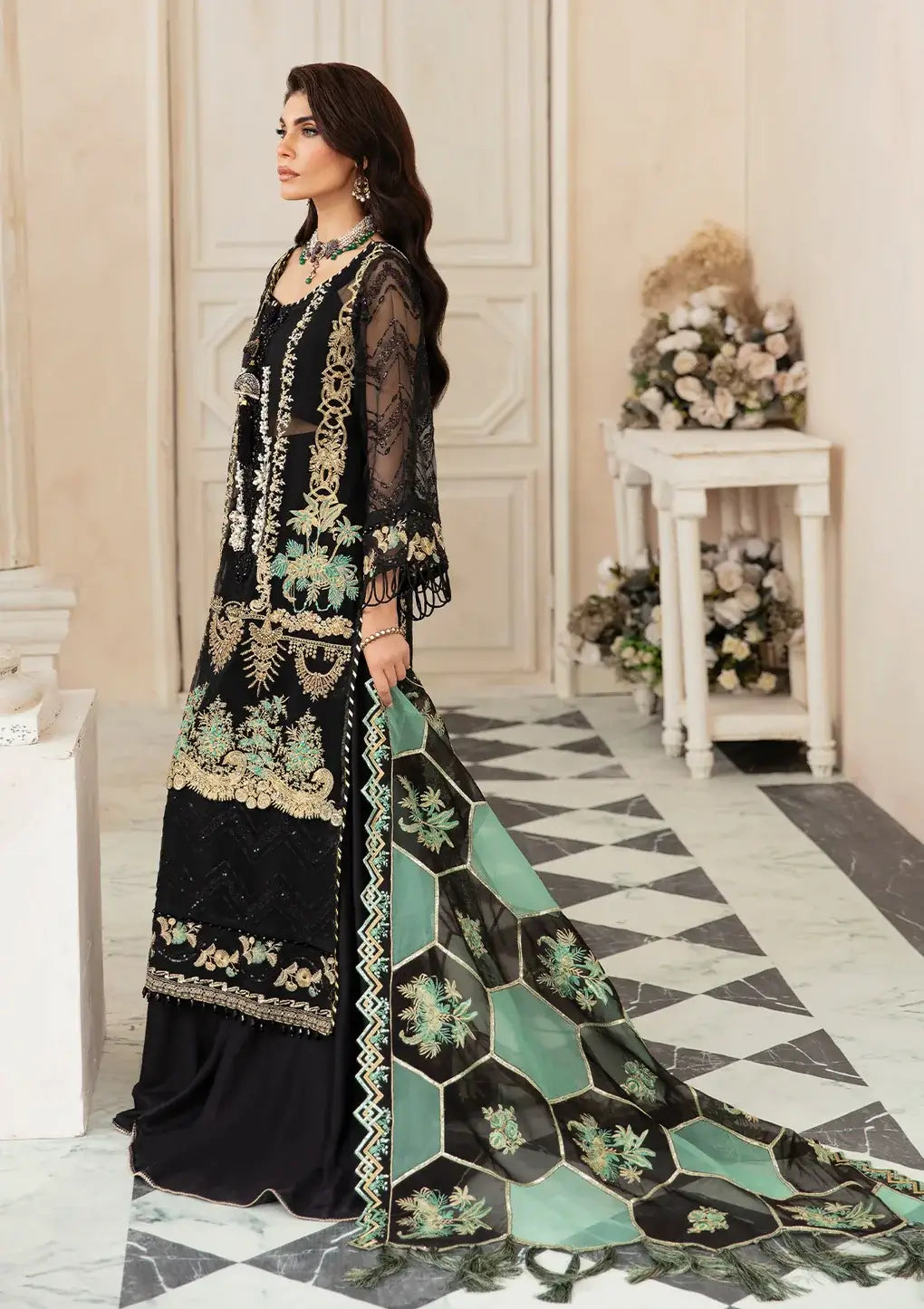 Elaf Premium | Celebrations 23 | ECH-08 ZARTAAJ by Designer Elaf Premium - House of Maryam - Pakistani Designer Ethnic Wear in {{ shop.shopifyCountryName }}