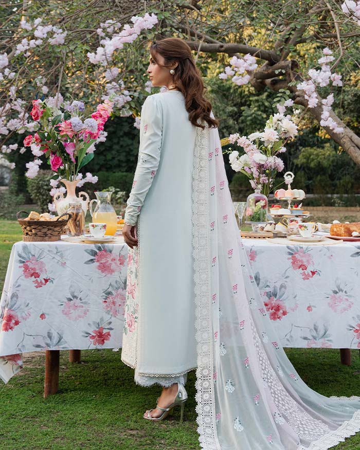 Zevk | Flora Festive Lawn | JASMINE -  Zevk Ladies Clothes - Original Designer Dress - House of Maryam