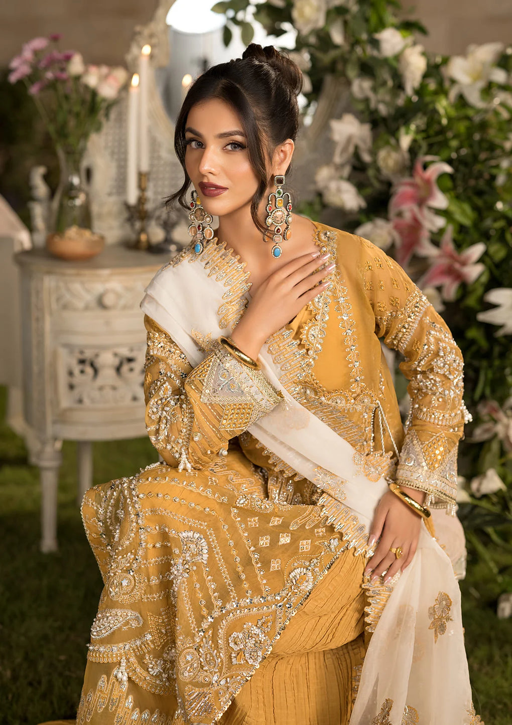 Elaf Premium | Formal Handwork Collection | EFH-07 SAHAR -  Elaf Premium Ladies Clothes - Original Designer Dress - House of Maryam