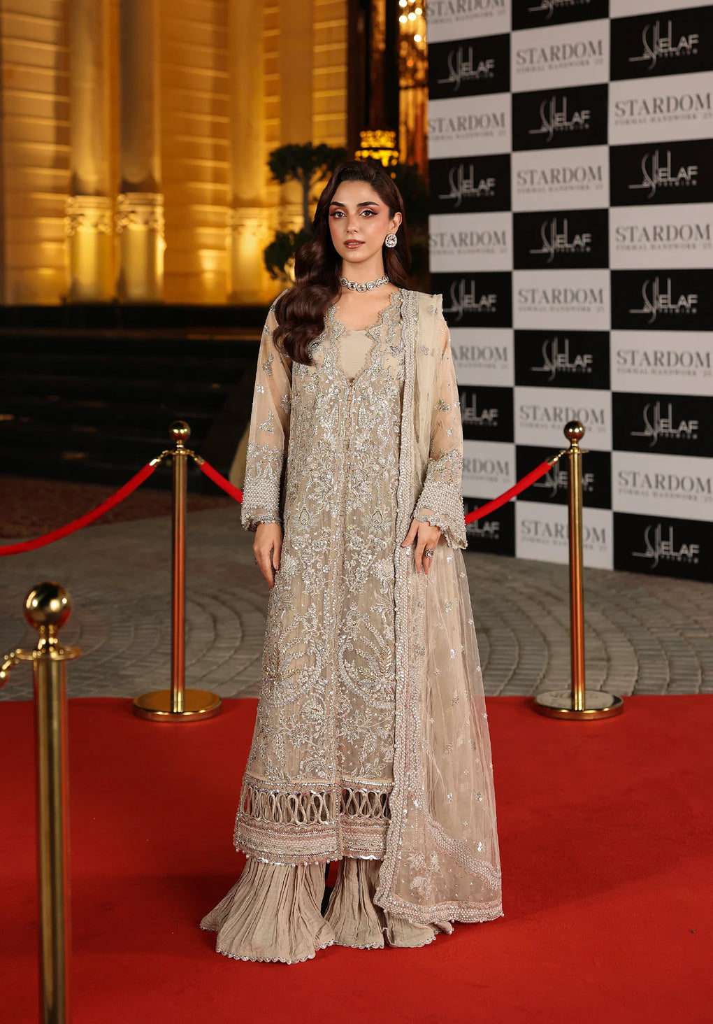 Elaf Premium | Stardom Formal Handwork 25 | ESH-08 STARDUST -  Elaf Premium Ladies Clothes - Original Designer Dress - House of Maryam