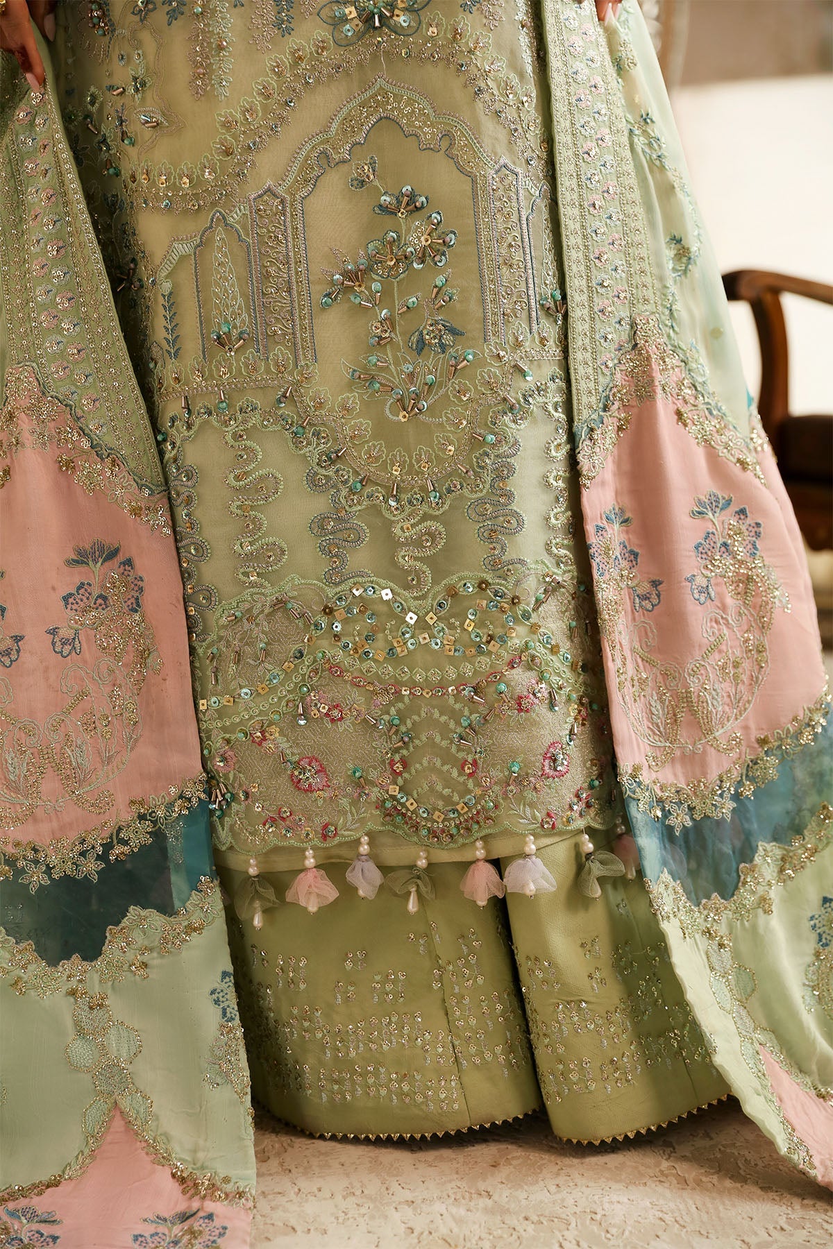 Nureh | Jhoomro 25' | NL-67 MAHI-ROO -  Nureh jhoomro 25 - Original Designer Dress - House of Maryam