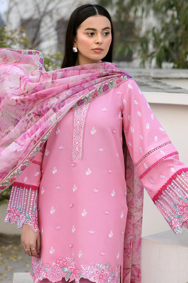 Farasha | Summer Weaves Embroidered Lawn | Soft Mist -  Farasha Ladies Clothes - Original Designer Dress - House of Maryam