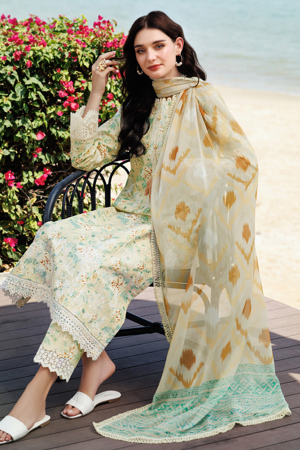Farasha | Printed Essentials | Lush Cream -  Farasha Ladies Clothes - Original Designer Dress - House of Maryam