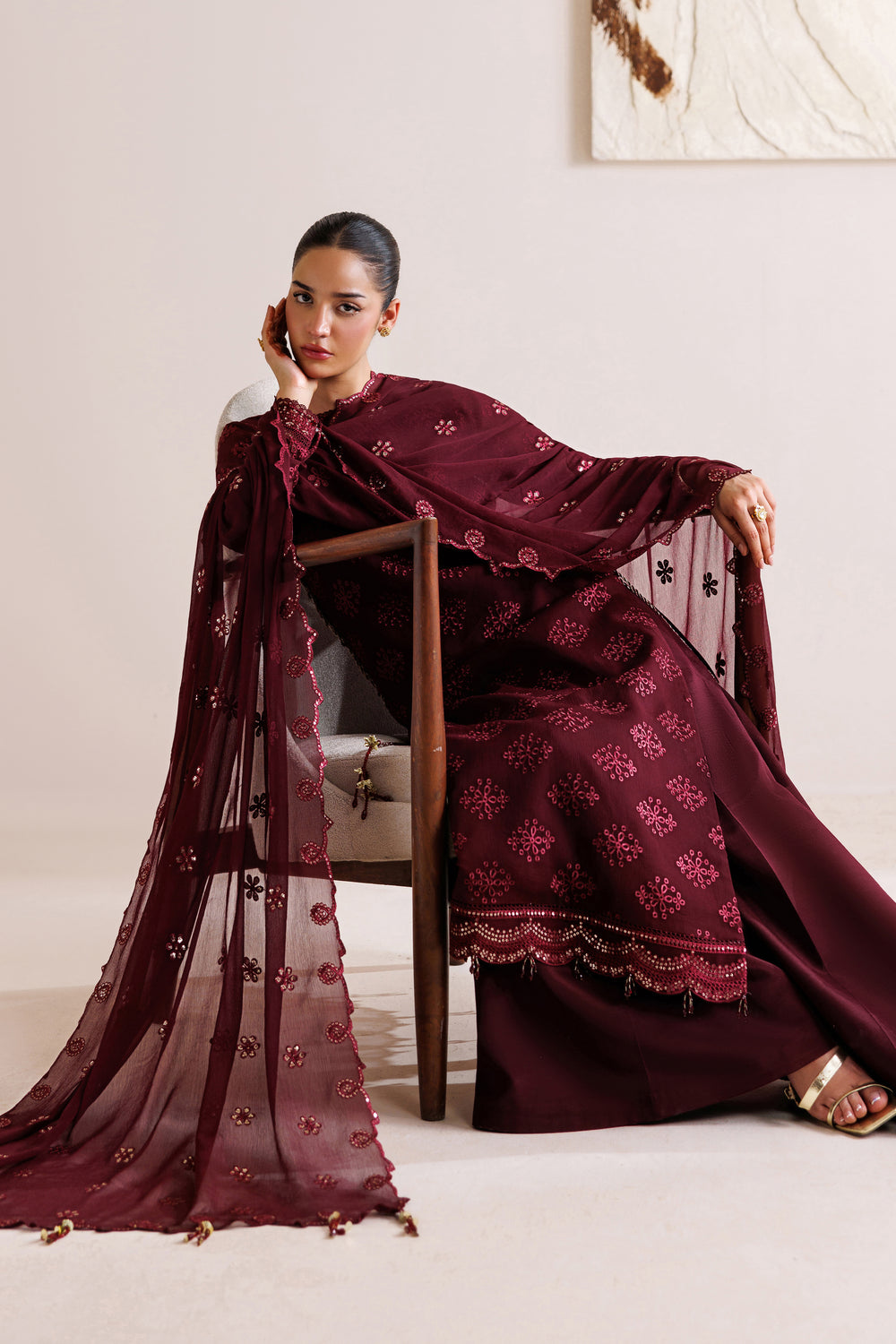Farasha | Chiffon Threads 26 | Crimson Grace-4