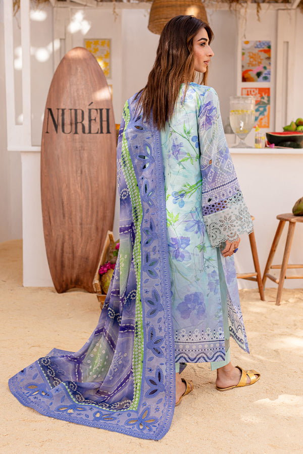 Nureh | Gardenia Lawn 24 | NS-130 A by Designer Nureh - House of Maryam - Pakistani Designer Ethnic Wear in {{ shop.shopifyCountryName }}