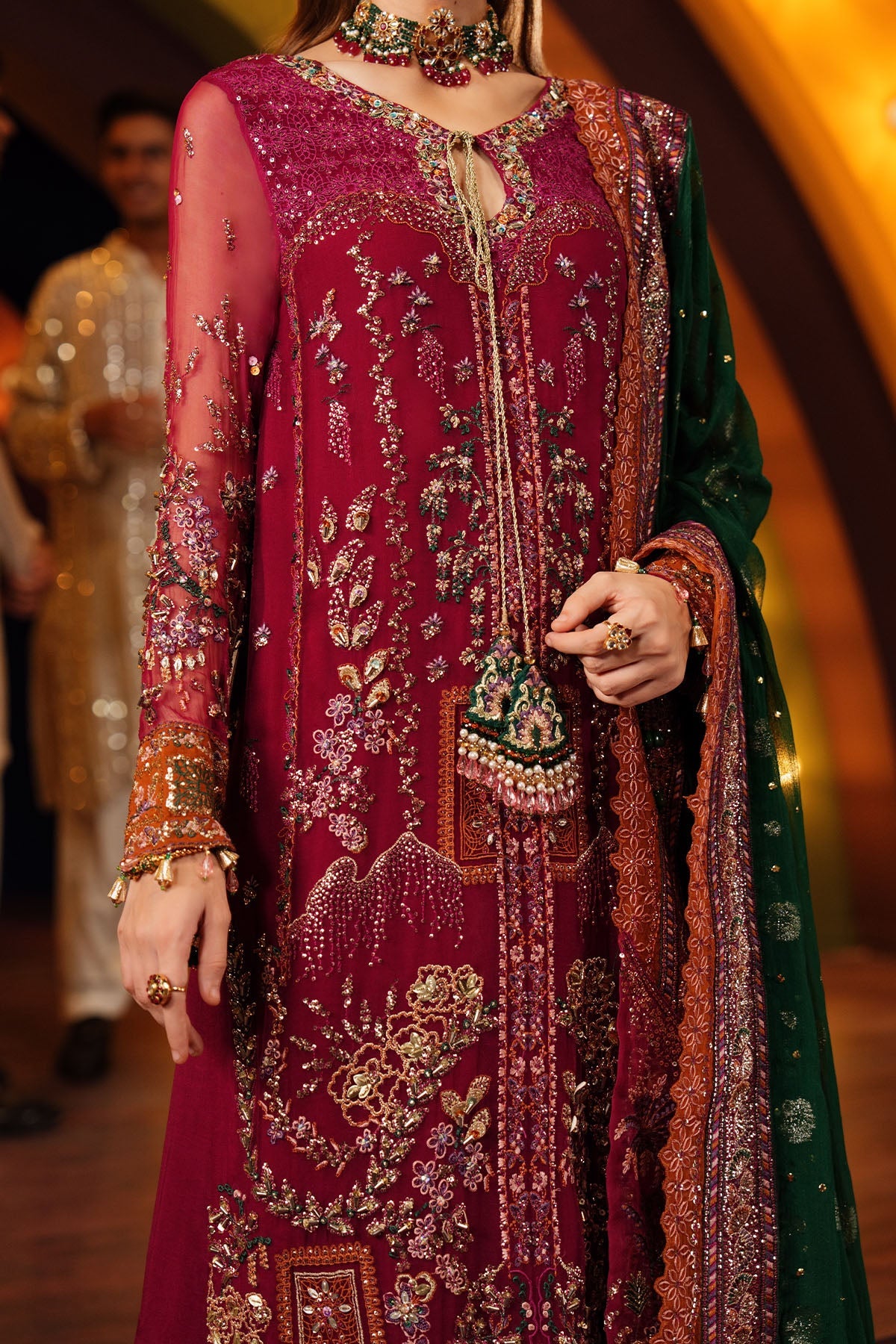 Nureh | Jhoomro 25' | NL-82 Syera -  Nureh jhoomro 25 - Original Designer Dress - House of Maryam