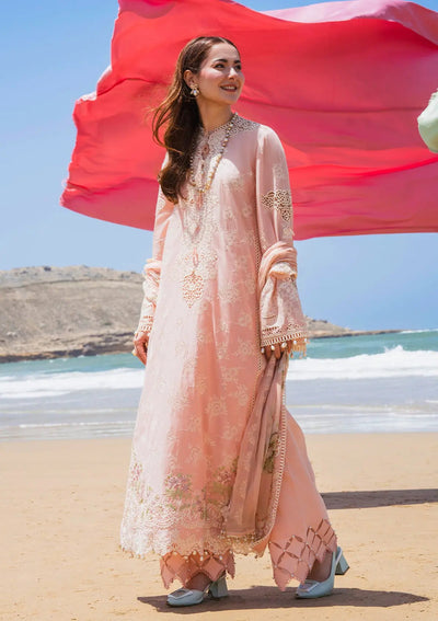 Elaf Premium | Hai Kuch Festive Lawn 24 | EHK-07 Pareesa -  Elaf Premium Luxury - Original Designer Dress - House of Maryam