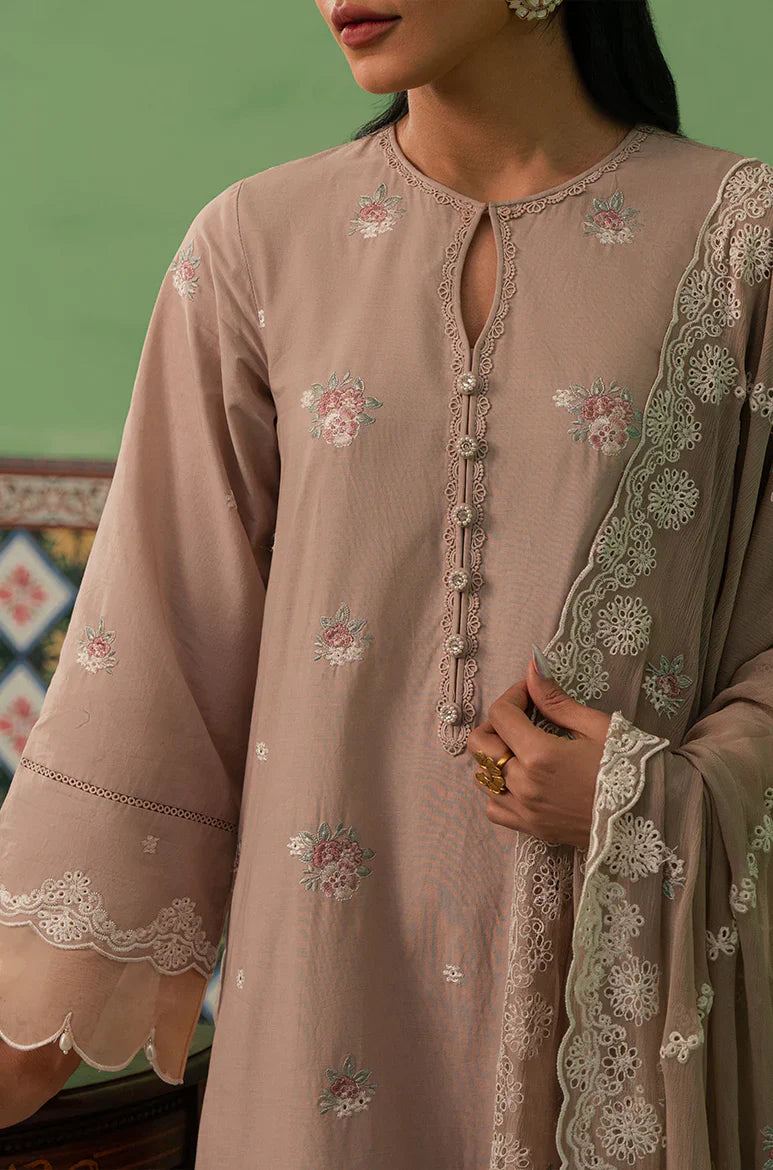Cross Stitch | Mahiri Embroidered Collection | SUMMER BLOOM -  Cross Stitch Luxury - Original Designer Dress - House of Maryam
