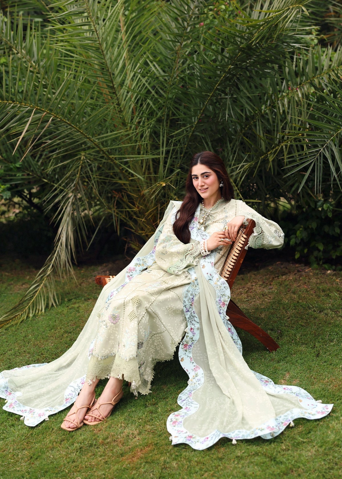 Sardinia | Embroidered Lawn Edit 26 | Monsoon Sage, image 6