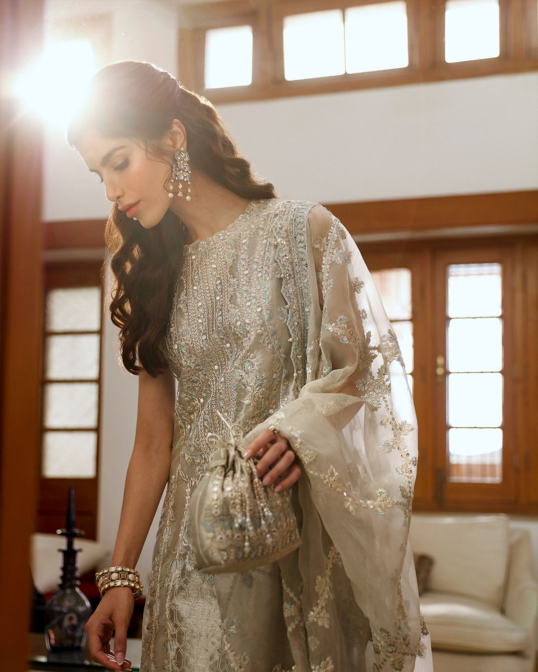 Faiza Saqlain | Mehermah Luxe Formals | Damaris -  Faiza Saqlain Formal - Original Designer Dress - House of Maryam