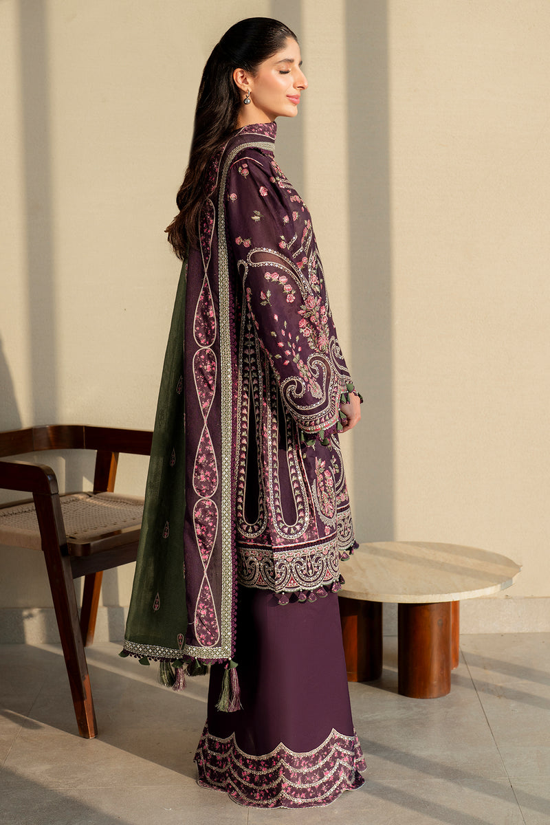 Jazmin | Shahkaar Luxury Lawn 25 | SL25-D6 -  Jazmin Ladies Clothes - Original Designer Dress - House of Maryam