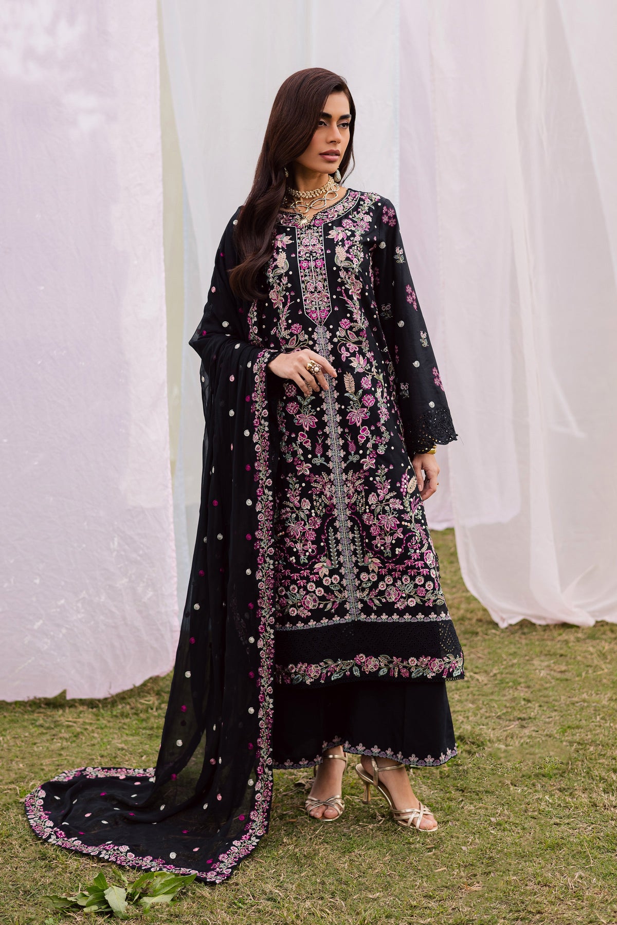 Batik | Naomi Luxury Lawn Eid Edit 26' | Rene 3Pc, image 6