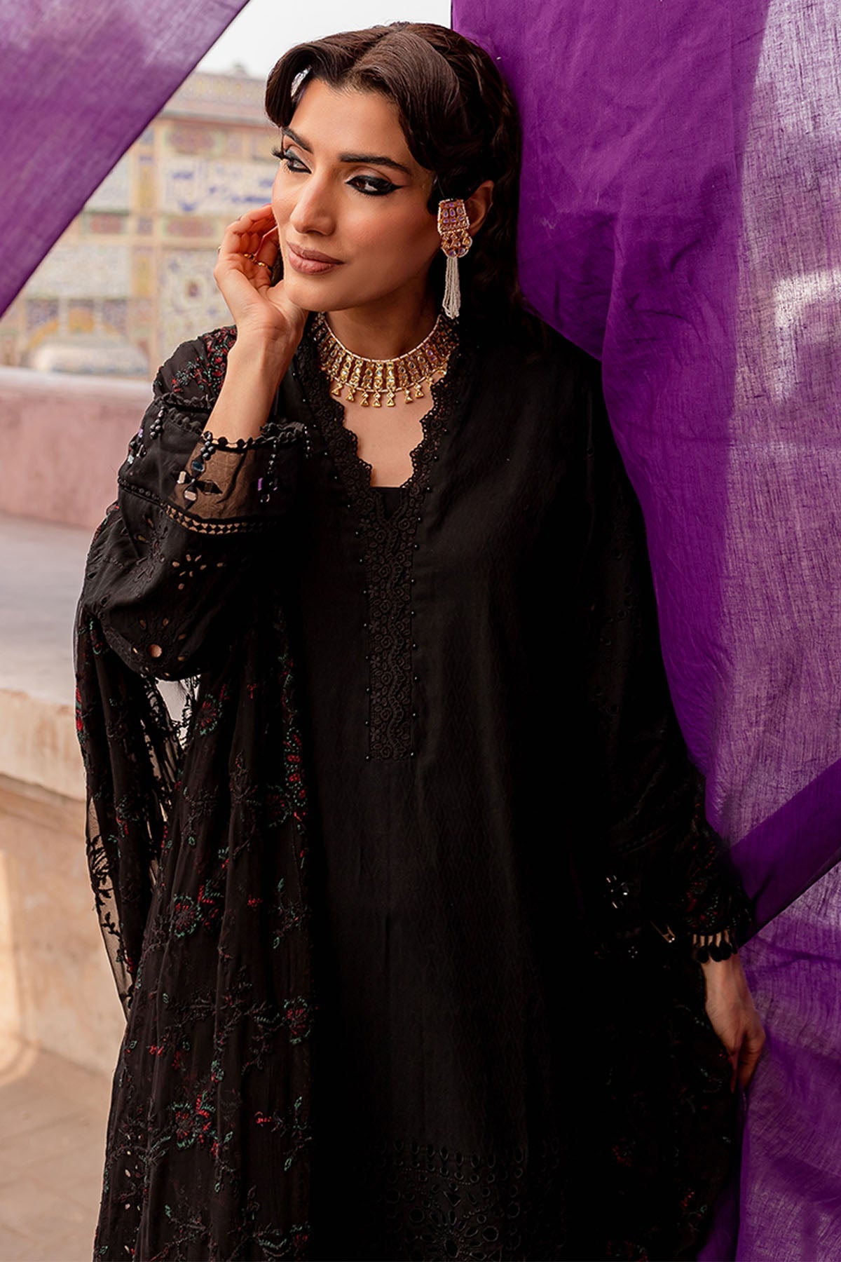 Nureh | Lawn Jacquard | NS-80 -  Nureh Ladies Clothes - Original Designer Dress - House of Maryam