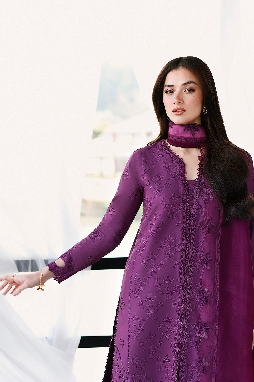 Azure | Luxury Lawn 26 | Mulberry, image 2