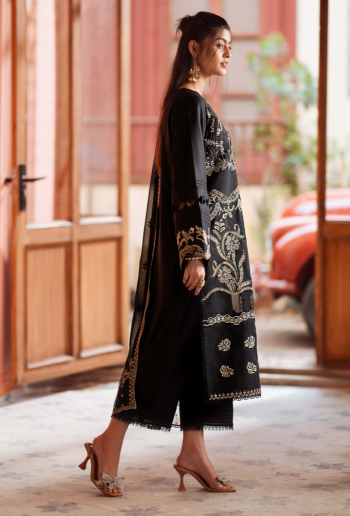 Humdum | Lala Rukh Lawn | Lalarukh - D03 -  Humdum Ladies Clothes - Original Designer Dress - House of Maryam