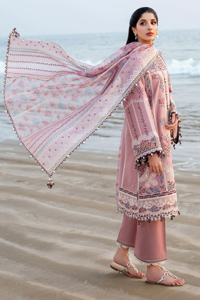 Jazmin | Shahkaar Luxury Lawn 25 | SL25-D2 -  Jazmin Ladies Clothes - Original Designer Dress - House of Maryam