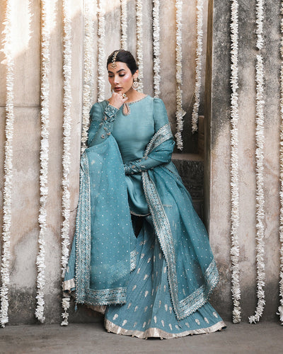 Faiza Saqlain | Zimmal Formals | Tisha -  Faiza Saqlain Ladies Clothes - Original Designer Dress - House of Maryam