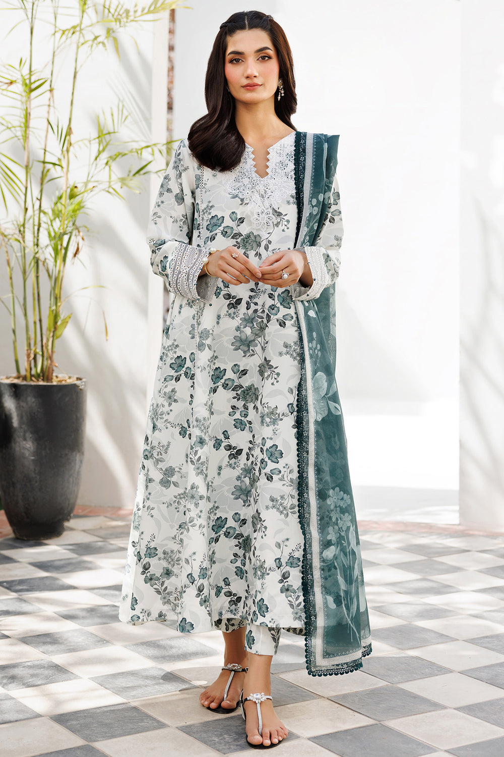 Farasha | Printed Essentials | Smokey Sea -  Farasha Ladies Clothes - Original Designer Dress - House of Maryam