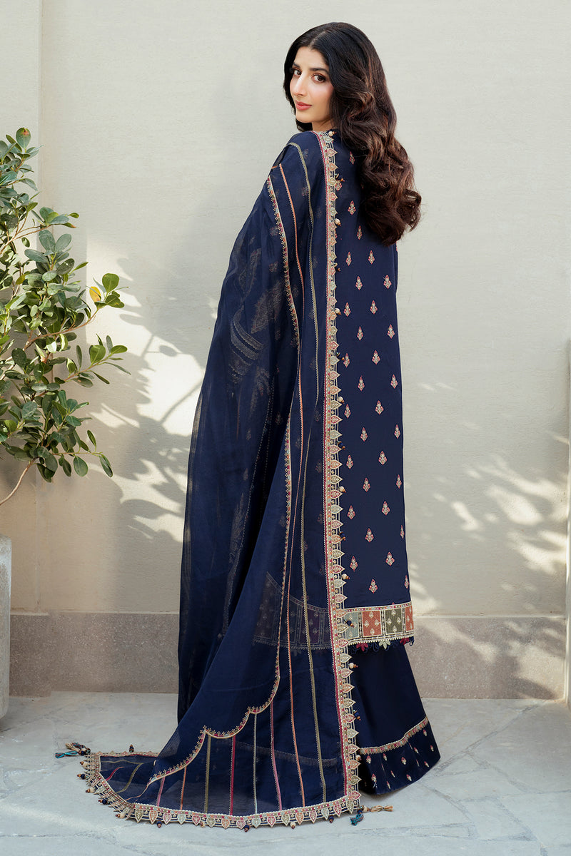 Jazmin | Shahkaar Luxury Lawn 25 | SL25-D8 -  Jazmin Ladies Clothes - Original Designer Dress - House of Maryam