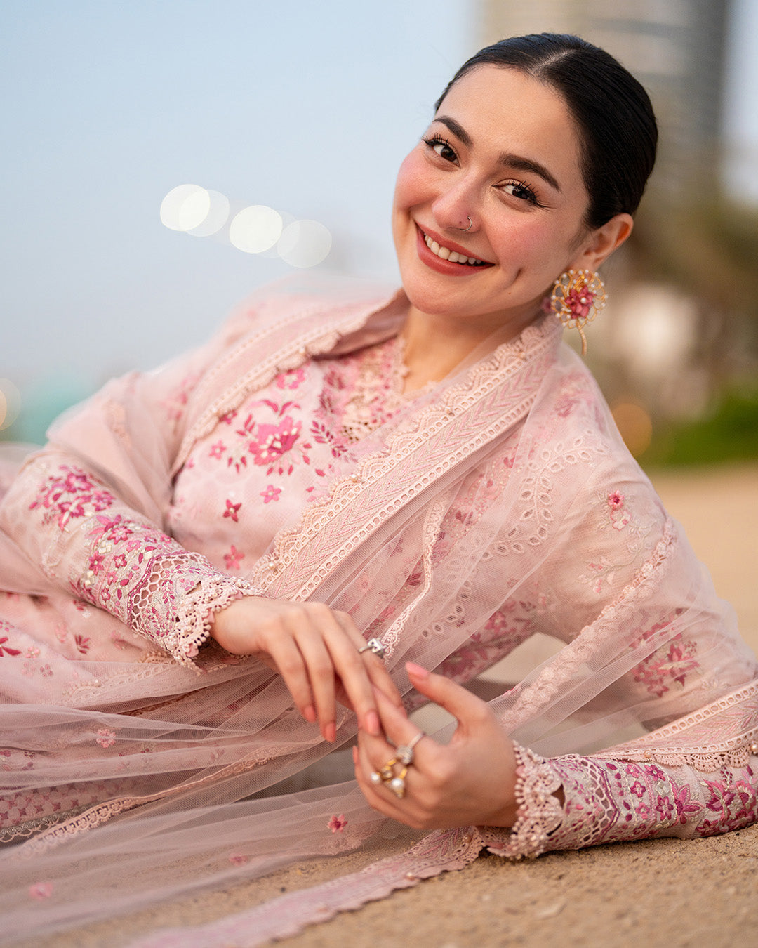 Faiza Saqlain | Aya Luxury Lawn 26' | Lamija-7