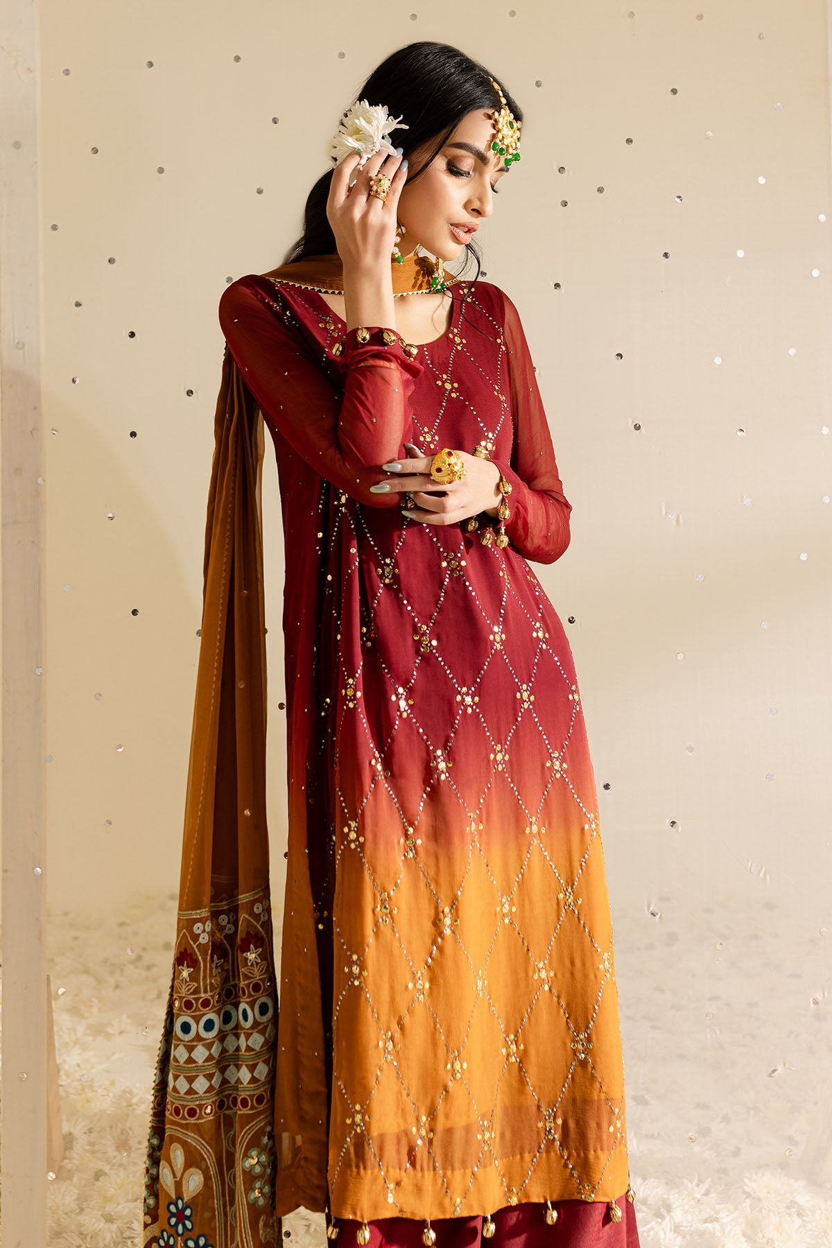 Nureh | Mukeshkari Formals | MK-09 -  Nureh Ladies Clothes - Original Designer Dress - House of Maryam