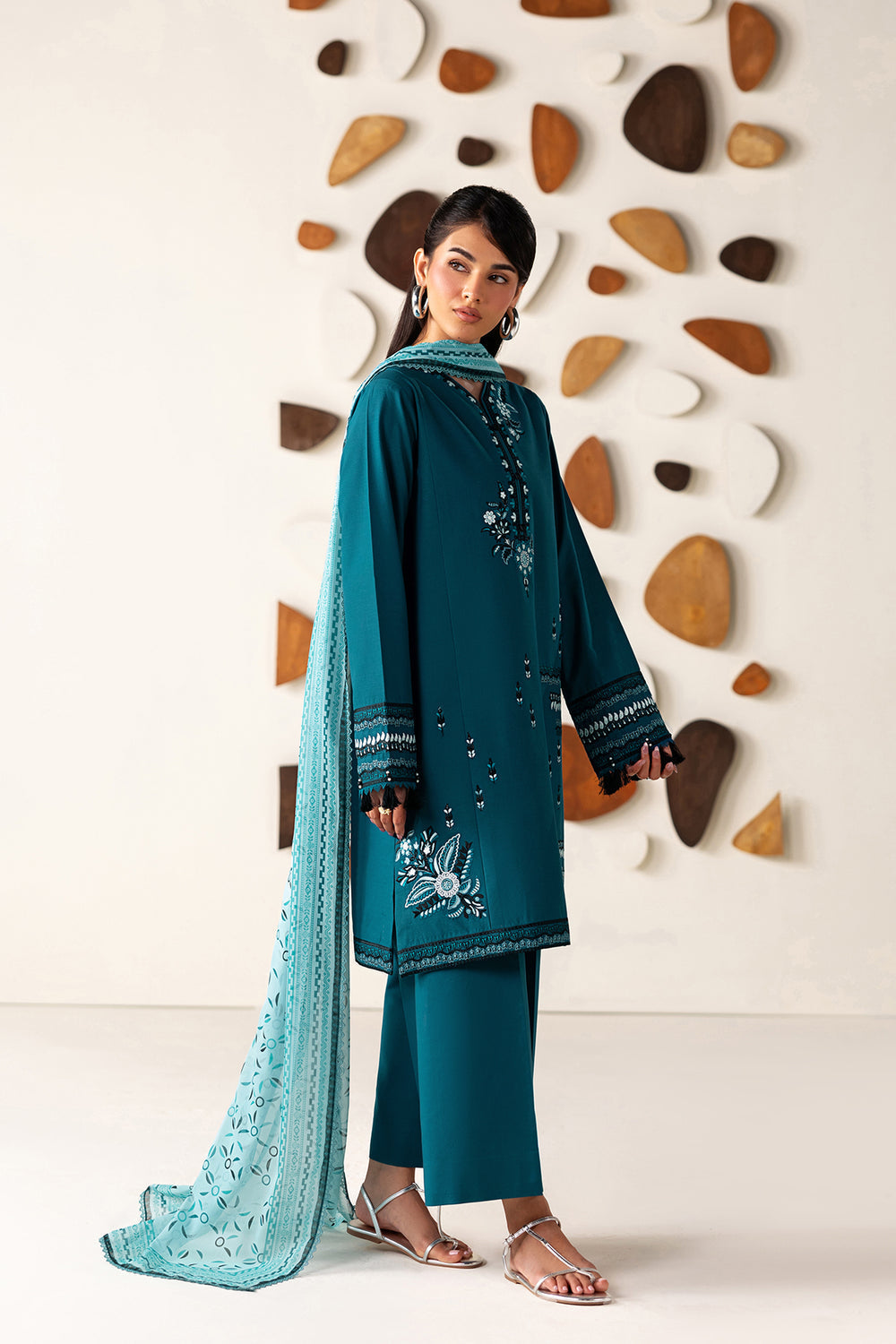 Farasha | Summer Melody 26 | Arctic Teal-4