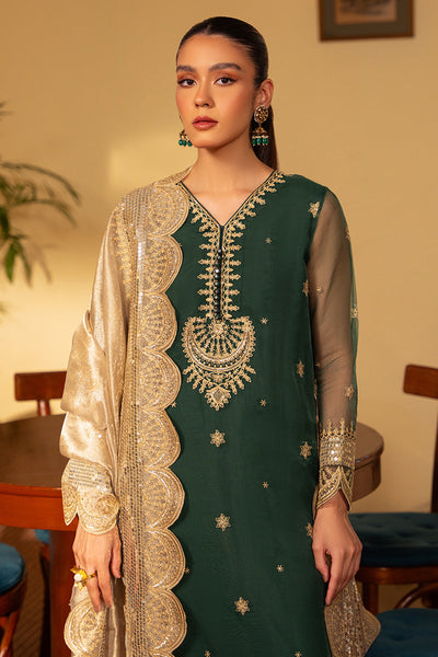 Cross Stitch | Luxury Pret | Jade Radiance-2 PC (Shirt & Dupatta)