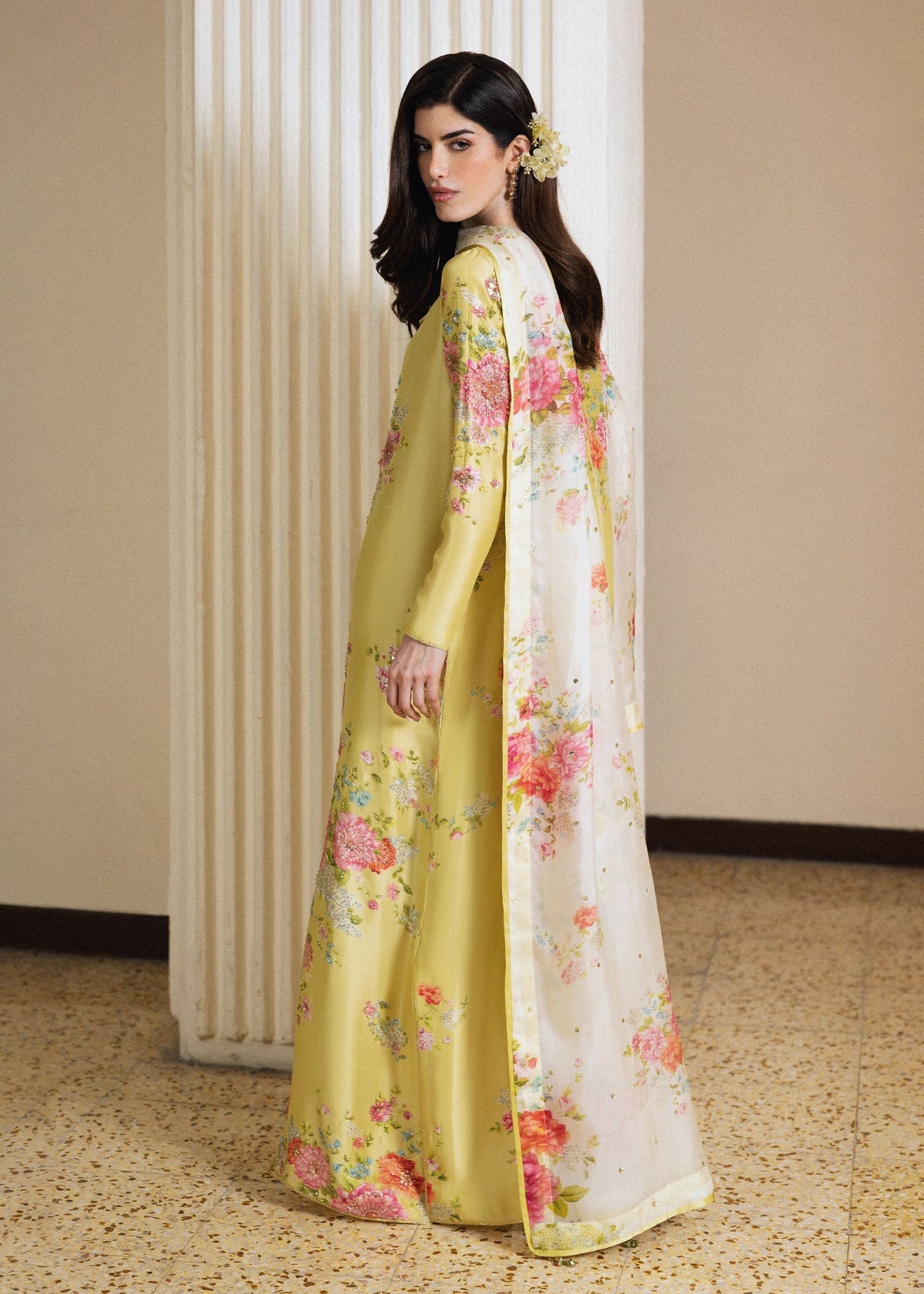 Hussain Rehar | Luxury Pret 26 | Rose Aura, image 2