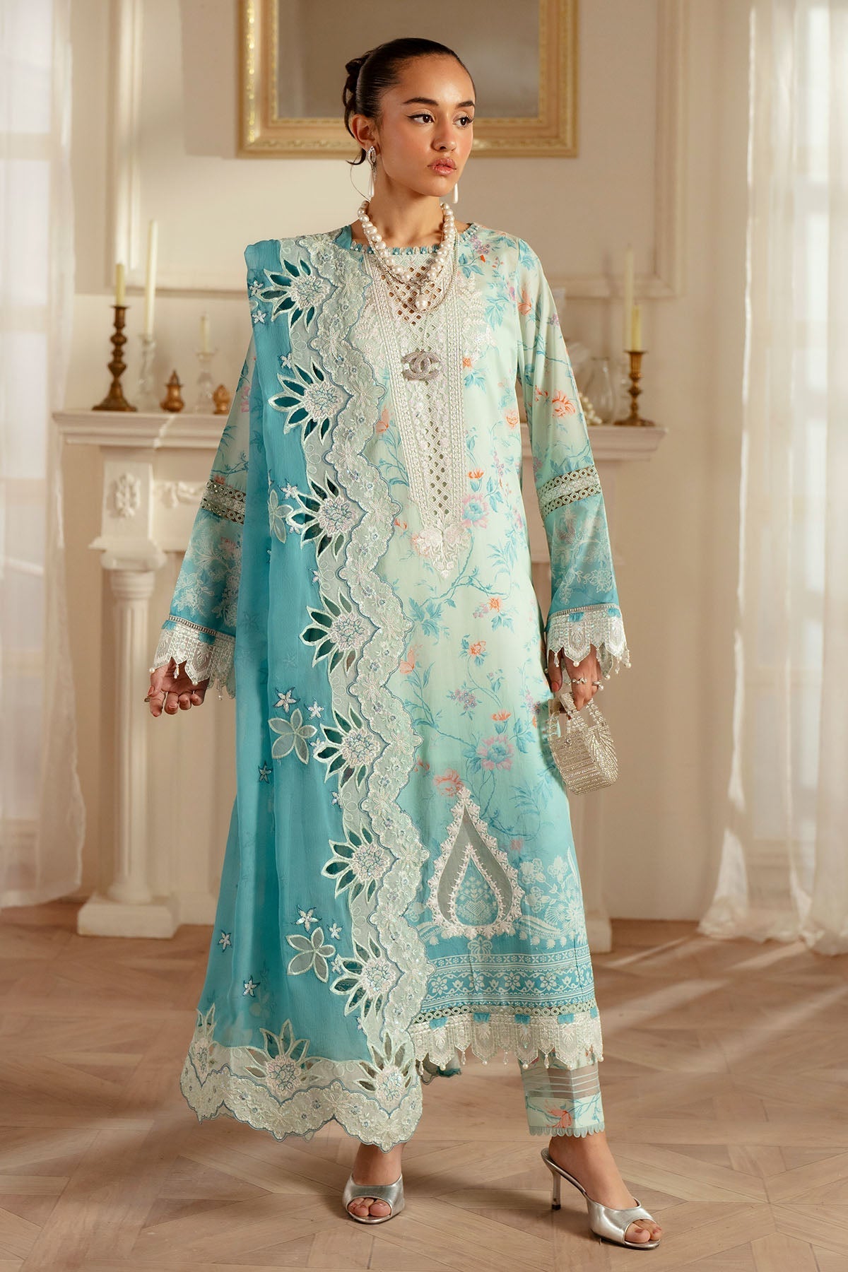 Nureh | Feya Eid Lawn | FE-06 -  Nureh Ladies Clothes - Original Designer Dress - House of Maryam