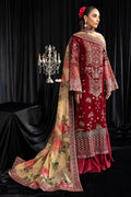 Nureh | Maya Velvet 23 | Elisa by Designer Nureh - House of Maryam - Pakistani Designer Ethnic Wear in {{ shop.shopifyCountryName }}