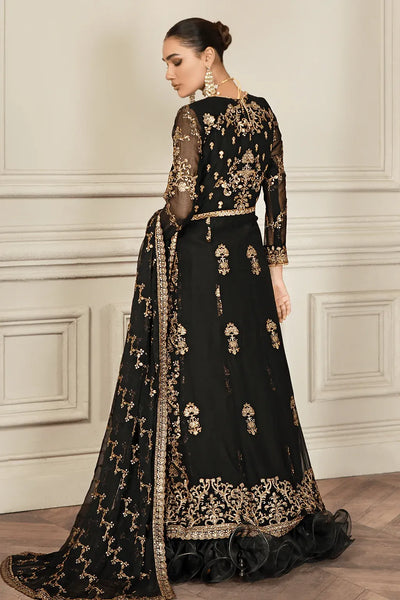 Zarif | Mehroz Formals | Black Ruby -  Zarif Formal - Original Designer Dress - House of Maryam