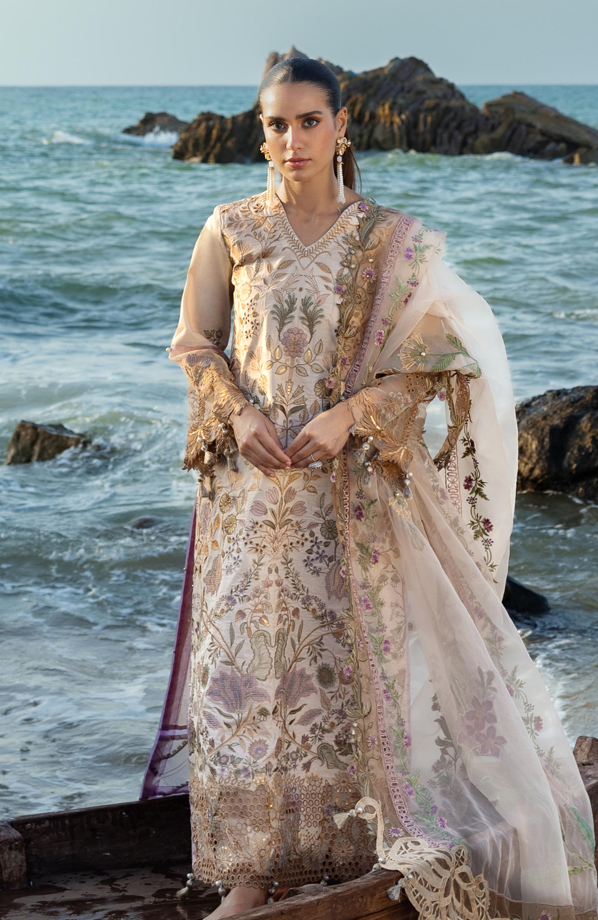 Al Zohaib | Mahiymaan Luxury Lawn 26 | MLL-26-08, image 4