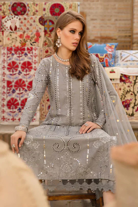 Maria B | Luxury Lawn | D-2308-B -  Maria B Luxury - Original Designer Dress - House of Maryam