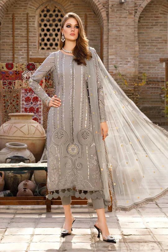 Maria B | Luxury Lawn | D-2308-B -  Maria B Luxury - Original Designer Dress - House of Maryam