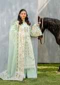 Elaf Premium | Luxury Lawn 25 | ELH-4B FROSTEL -  Elaf Premium Ladies Clothes - Original Designer Dress - House of Maryam