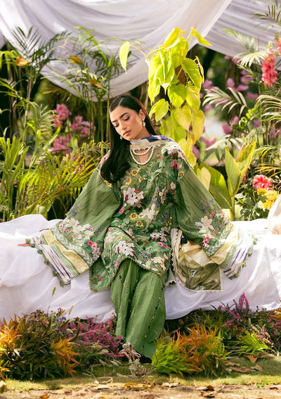 Elaf Premium | Prints 25 | EPS-1B GREEN EDEN -  Elaf Premium Ladies Clothes - Original Designer Dress - House of Maryam
